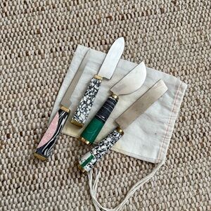 Anthropologie Cheese Knife Set